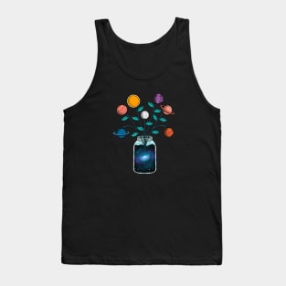 Space Flowers Tank Top